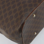 Celine Vintage Macadam Shoulder Bag Canvas and Leather - image 10