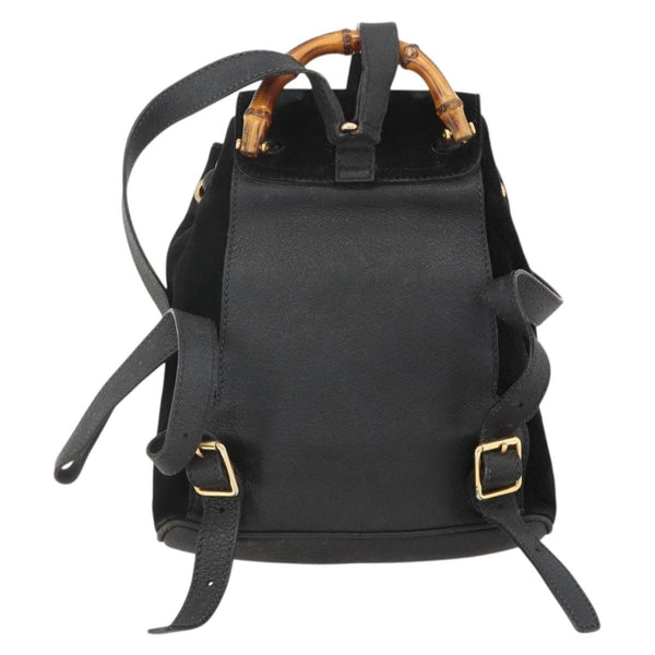 Gucci Gucci bamboo backpack daim mini