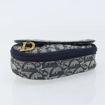 Christian Dior Vintage Saddle Coin Purse Diorissimo Canvas - image 14