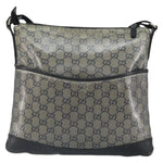 Gucci Zip Messenger Bag GG Canvas with Perforated Leather Medium - image 1