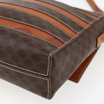 Celine Vintage Macadam Shoulder Bag Canvas and Leather - image 11