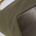 Gucci Vintage Bamboo Shoulder Bag Nylon - image 11