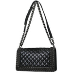 Chanel Boy Flap Bag Quilted Glazed Calfskin New Medium - image 2