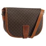 Celine Vintage Macadam Shoulder Bag Canvas and Leather - image 1