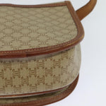 Celine Vintage Macadam Shoulder Bag Canvas and Leather - image 12