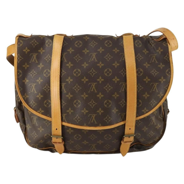 Louis Vuitton Saumur Handbag Monogram Canvas 43