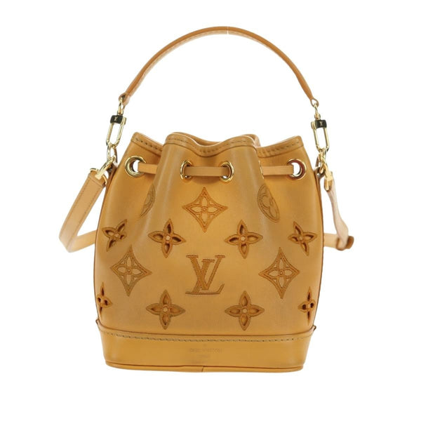Louis Vuitton Noe NM Handbag Perforated and Embroidered Monogram Leather Nano