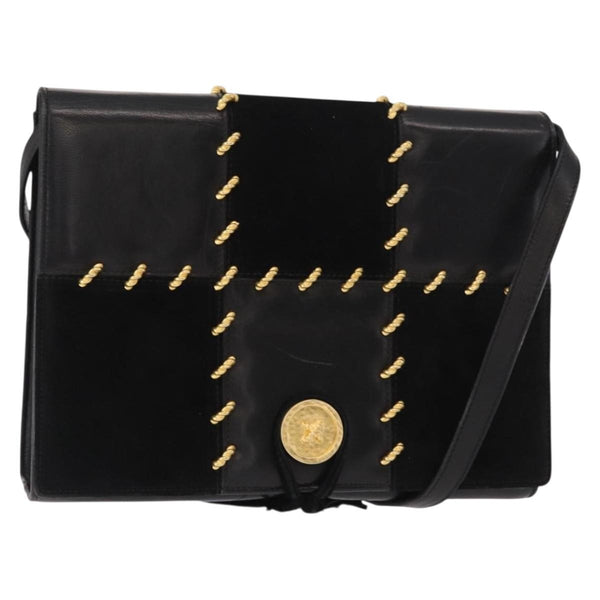 Salvatore Ferragamo Gancini Shoulder Bag Suede - image 1