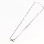 Tiffany & Co. Infinity Double Chain Pendant Necklace Silver - image 2
