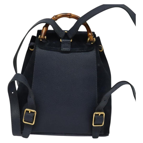 Gucci Gucci bamboo backpack daim mini
