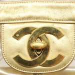 Chanel Classic Single Flap Bag Quilted Applique Vinyl Jumbo 30 x 20 x 10 - image 18