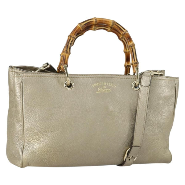 Gucci Bamboo Shopper Tote Leather Medium - image 1
