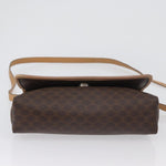 Celine Vintage Macadam Shoulder Bag Canvas and Leather - image 14