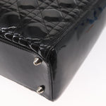 Christian Dior Lady Dior Bag Cannage Quilt Patent Medium - image 12