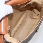 Celine Vintage Macadam Shoulder Bag Canvas and Leather - image 5