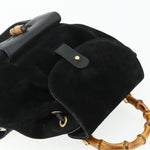 Gucci Gucci bamboo backpack daim mini - image 15