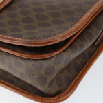 Celine Vintage Macadam Shoulder Bag Canvas and Leather - image 9
