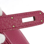 Hermes Birkin Handbag Pink Togo with Palladium Hardware 35 - image 5