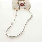 Miu Miu Madras Crystal Buckle Shoulder Bag Leather Small - image 8