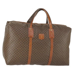 Celine Vintage Macadam Boston bag Canvas and Leather - image 20