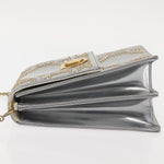 Christian Dior Ultra Matte Diorama Vertical Clutch on Chain Studded Leather - image 4
