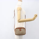 Celine Vintage Macadam Shoulder Bag Canvas and Leather - image 14