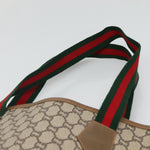 Gucci Vintage Web Strap Tote GG Coated Canvas Tall - image 16