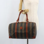 Fendi Vintage Pequin Boston Bag Coated Canvas Medium - image 18