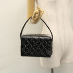 Chanel Vintage Metal Box Bag Quilted patent - image 14