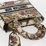 Christian Dior Lady D-Lite Bag Embroidered Canvas Medium - image 17