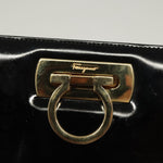 Salvatore Ferragamo Gancini Shoulder Bag Patent Leather - image 11