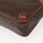 Celine Vintage Macadam Shoulder Bag Canvas and Leather - image 9