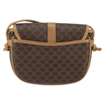 Celine Vintage Macadam Shoulder Bag Canvas and Leather - image 2