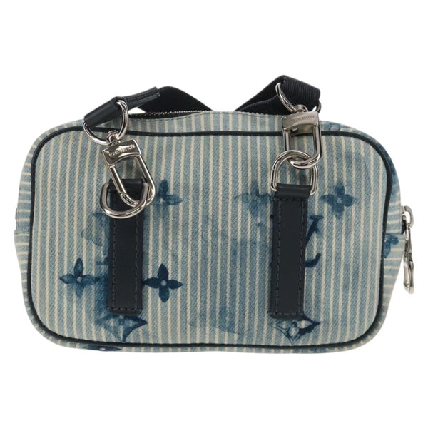 Louis Vuitton Outdoor Pouch Limited Edition Monogram Watercolor Stripes Denim