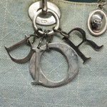 Christian Dior Vintage Lady Dior Bag Cannage Quilt Denim Large - image 15