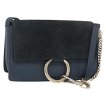 Chloe Faye Shoulder Bag Leather and Suede Small - image 1