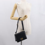 Salvatore Ferragamo Gancini Shoulder Bag Leather - image 13
