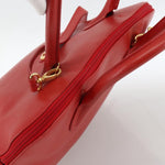 Burberry Vintage Handbag Leather - image 13