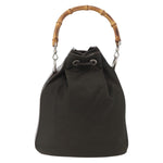 Gucci Vintage Bamboo Bucket Bag Nylon and Leather Small - image 2