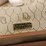 Christian Dior Vintage Honeycomb chain Canvas - image 6