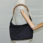 Gucci Vintage Bamboo Handle Bag Nylon - image 14