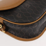 Christian Dior Vintage Honeycomb Shoulder Bag Canvas and Leather - image 10