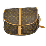 Louis Vuitton Saumur Handbag Monogram Canvas 35 - image 2