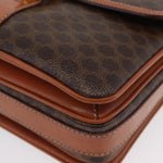 Celine Vintage Macadam Shoulder Bag Canvas and Leather - image 10