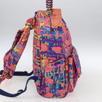 Chanel CC Pocket Backpack Quilted Printed Foulard Medium - image 3