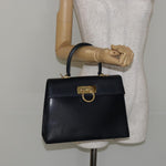 Salvatore Ferragamo Gancini Convertible Top Handle Bag Leather Medium - image 13