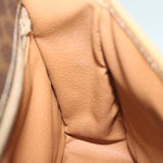 Celine Vintage Macadam Circle Logo Shoulder Bag Canvas and Leather - image 20