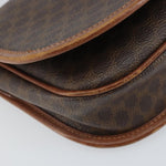 Celine Vintage Macadam Shoulder Bag Canvas and Leather - image 10