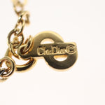 Christian Dior CD Pendant Necklace Metal and Crystals - image 4