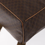 Celine Vintage Macadam Backpack Canvas and Leather - image 9